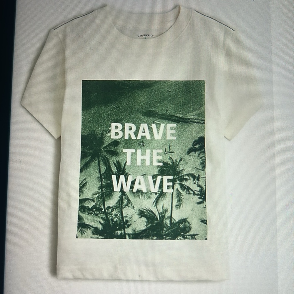 NWT J. Crew Crewcuts Brave The Wave TShirt, Small
